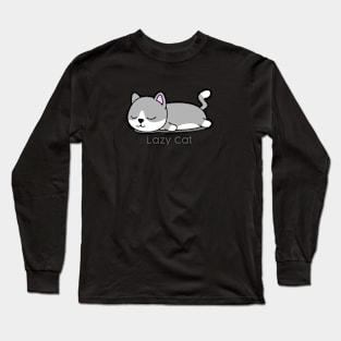 Lazy Cat Long Sleeve T-Shirt